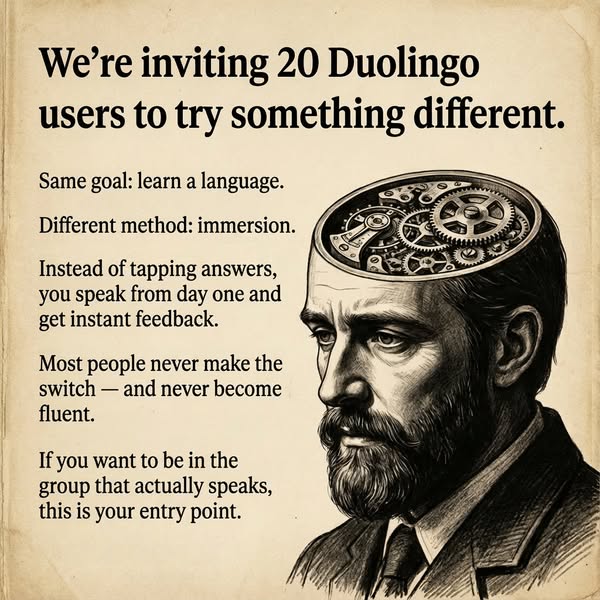 Jumpspeak ad: Learn a New Language By Actually Speaking It