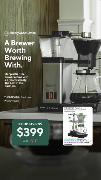 Simply Good Coffee ad: It's Prime Savings Time!