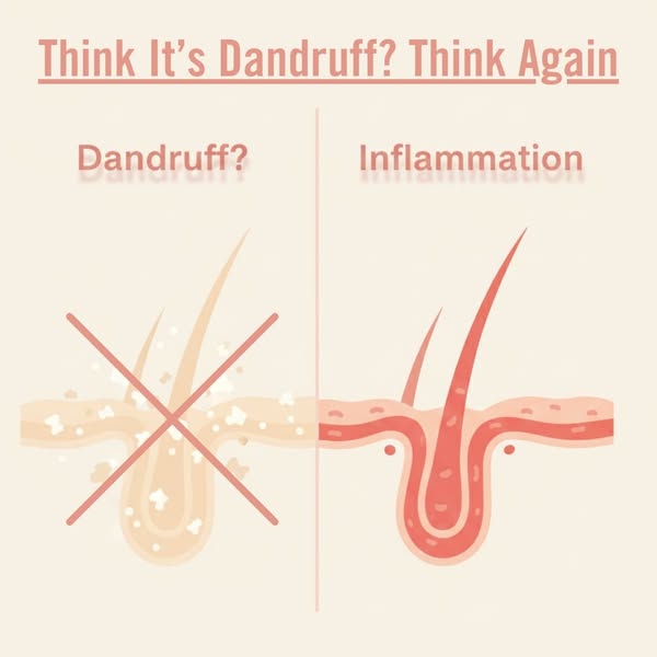 UpCircle ad: Not Dandruff? It’s Inflammation 😱