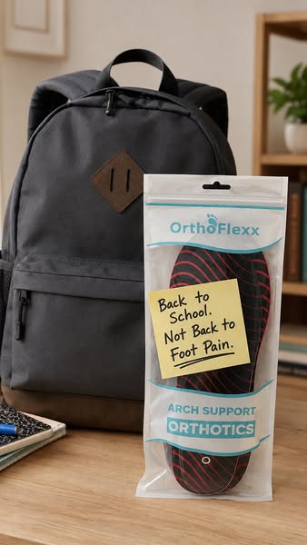 OrthoFlexx ad: Insoles For Alignment And Stability