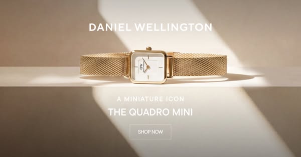 Daniel Wellington ad: Your Everyday Icon.