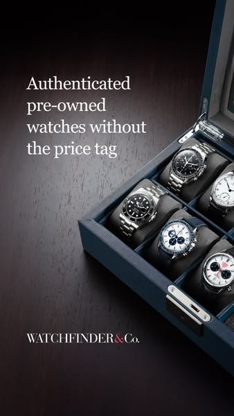 Watchfinder ad: Watches for less