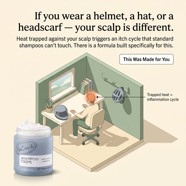 UpCircle ad: Not Dandruff? It’s Inflammation 😱