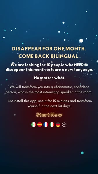 Jumpspeak ad: Replace Doom Scrolling With Language Learning