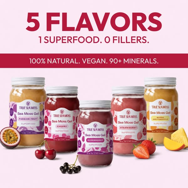 True Sea Moss Health ad: Nature's Finest Superfood: Up to 40% Off + Free Gift