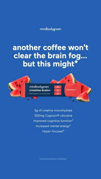 mindbodygreen ad: 🧠 Support your brain for life with creatine backed by science 🧬*