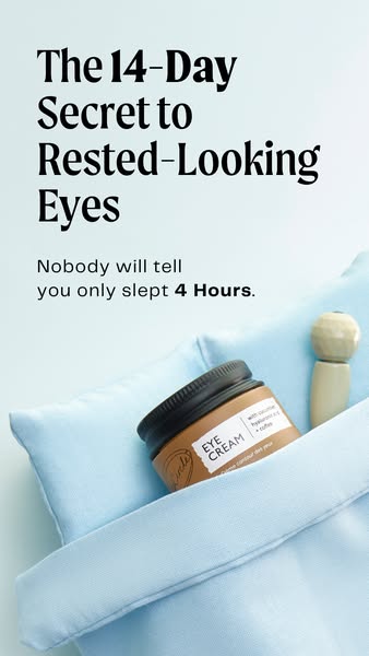 UpCircle ad: "My dark circles are gone for good"☕✨