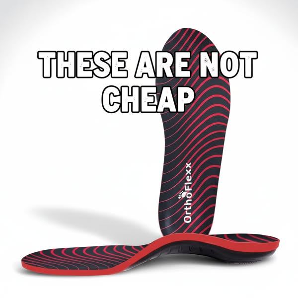 OrthoFlexx ad: Insoles For Alignment And Stability