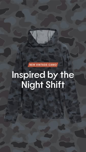 Free Fly Apparel ad: NEW: Vintage Camo Black