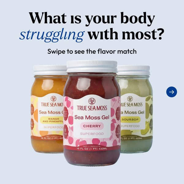 True Sea Moss Health ad: Nature's Finest Superfood: Up to 40% Off + Free Gift