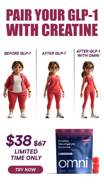 OMNI Longevity ad: Creatine Made Delicious 🍉 🍑