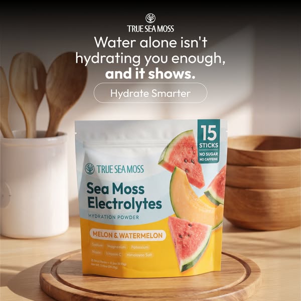 True Sea Moss Health ad: Nature's own hydration powder: Up to 40% Off + Free Gift