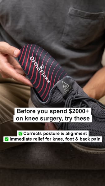 OrthoFlexx ad: Insoles For Alignment And Stability