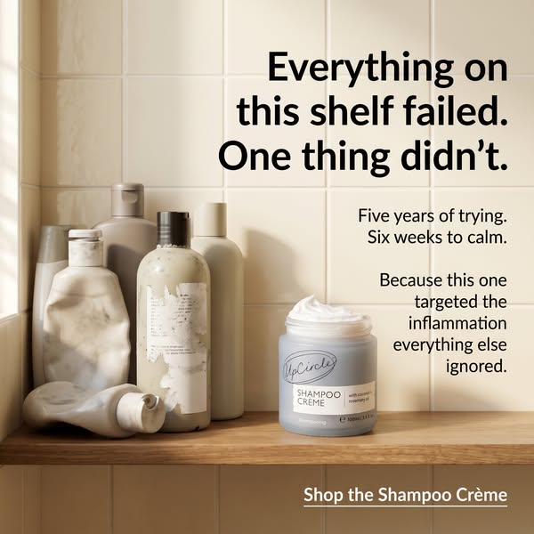 UpCircle ad: Not Dandruff? It’s Inflammation 😱