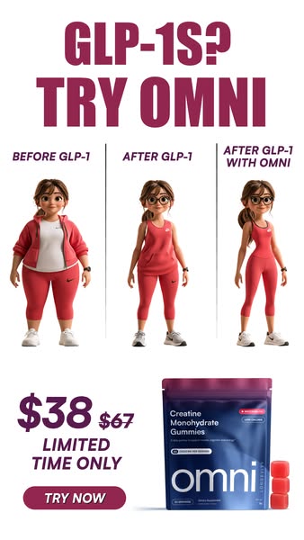 OMNI Longevity ad: Creatine Made Delicious 🍉 🍑