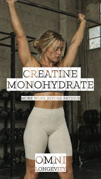 OMNI Longevity ad: Real Creatine - 43% OFF TODAY 👉
