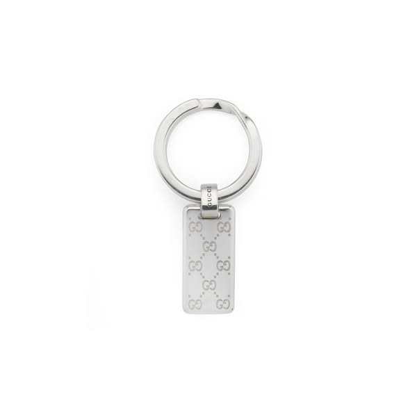 Beaverbrooks the Jewellers ad: Gucci Signature GG Silver Keyring