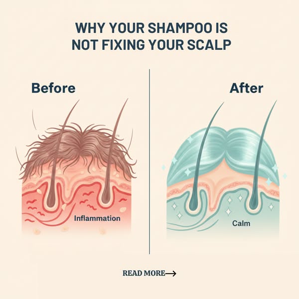 UpCircle ad: Not Dandruff? It’s Inflammation 😱