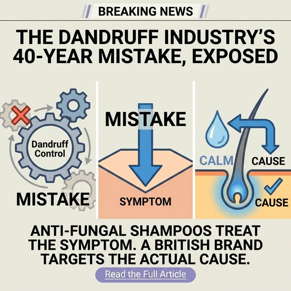 UpCircle ad: Not Dandruff? It’s Inflammation 😱