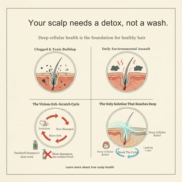 UpCircle ad: Not Dandruff? It’s Inflammation 😱