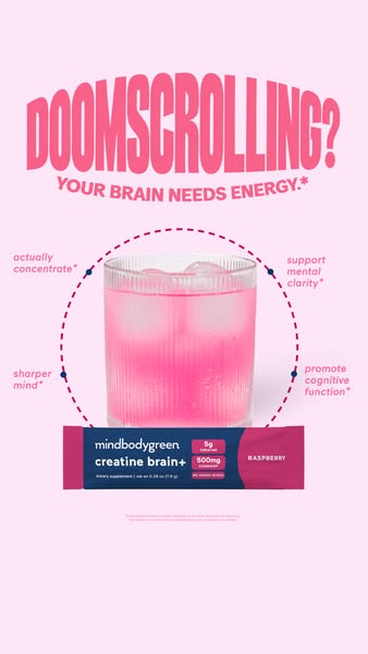 mindbodygreen ad: 🧠 Support your brain for life with creatine backed by science 🧬*