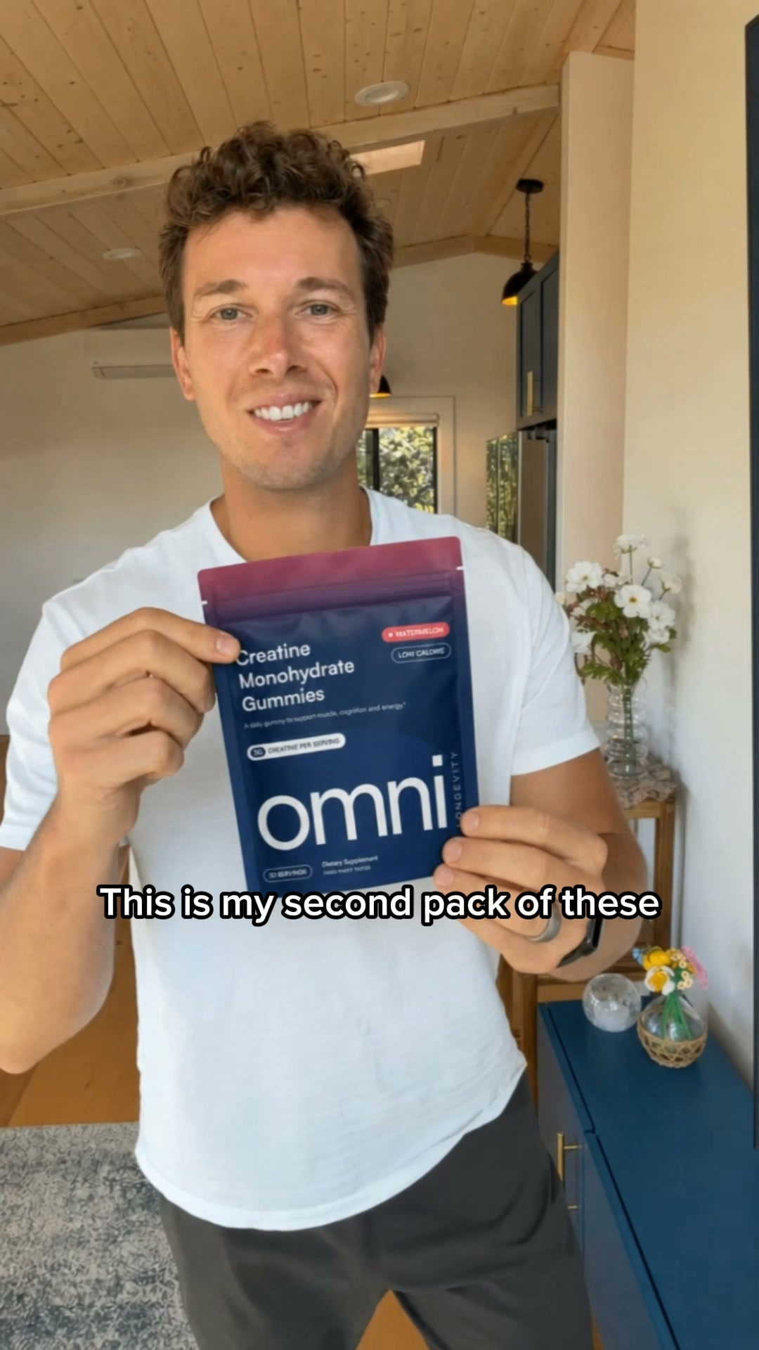 OMNI Longevity ad: Creatine Made Delicious 🍉 🍑