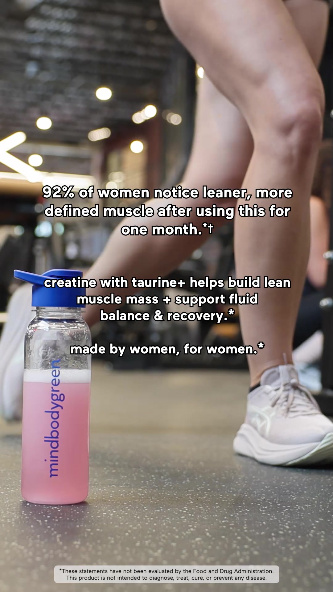 mindbodygreen ad: creatine with taurine+ = The Formula You've Been Missing 👀