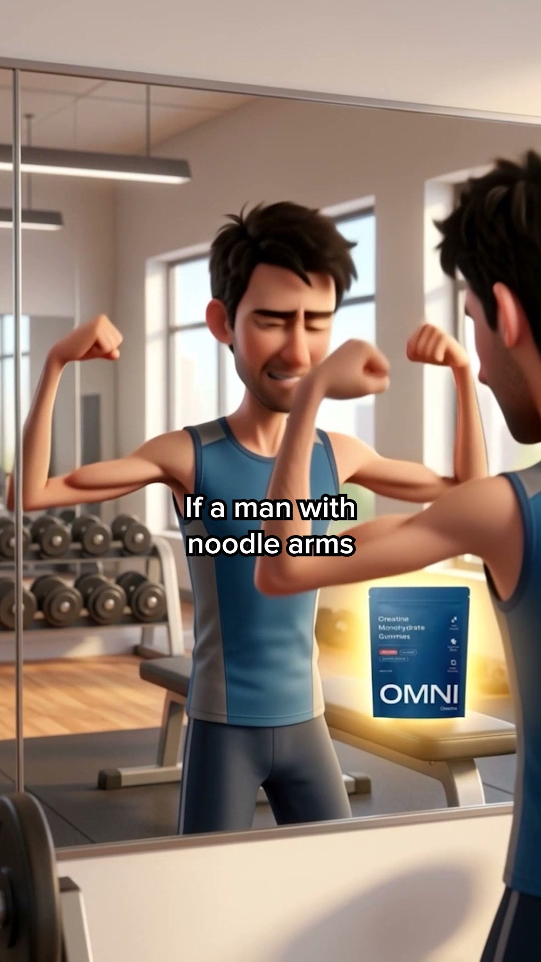 OMNI Longevity ad: Noodle Arms? Try This First