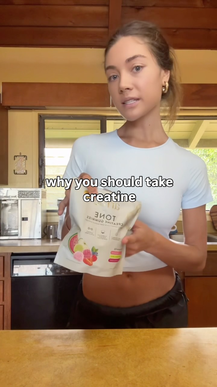 Arrae ad: Creatine is the one supplement I take daily and something I recommend to all of my clients. So many girls think creatine will make them bulk