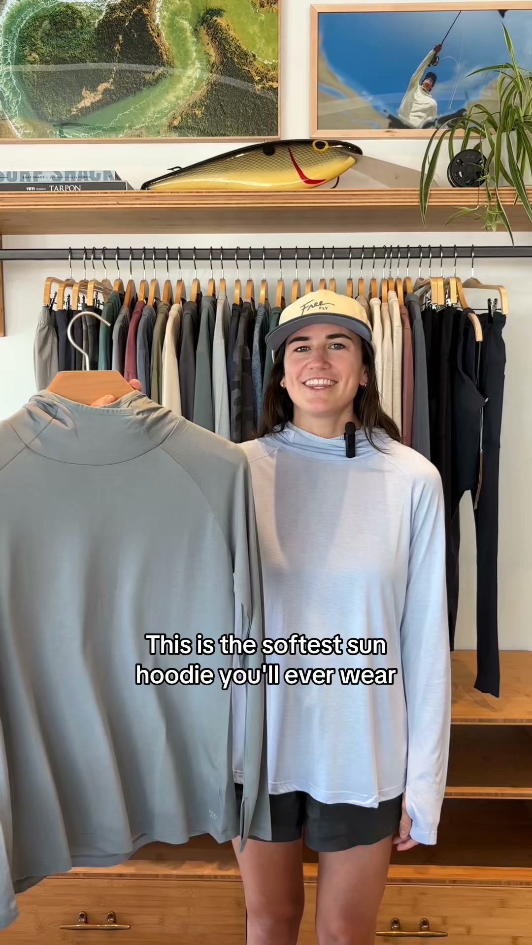 Free Fly Apparel ad: Women's Bamboo Lightweight Hoodie