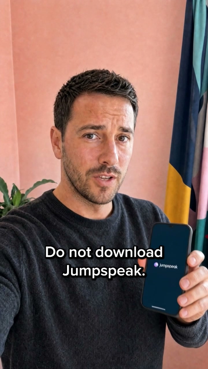 Jumpspeak ad: From Zero To Bilingual In 90 Days.