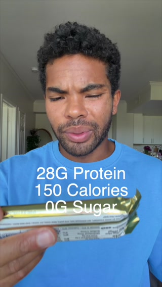 David Protein ad: 28g Protein. 150 Calories. 0g Sugar.