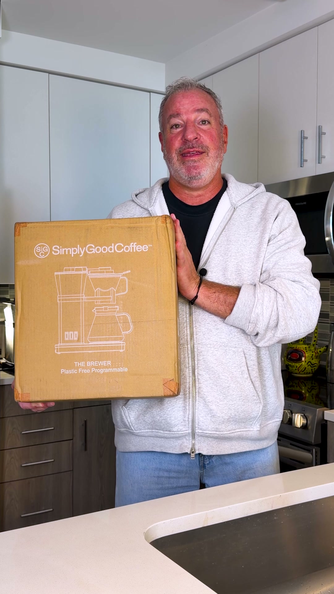 Simply Good Coffee ad: 100% Plastic-Free Brewing!