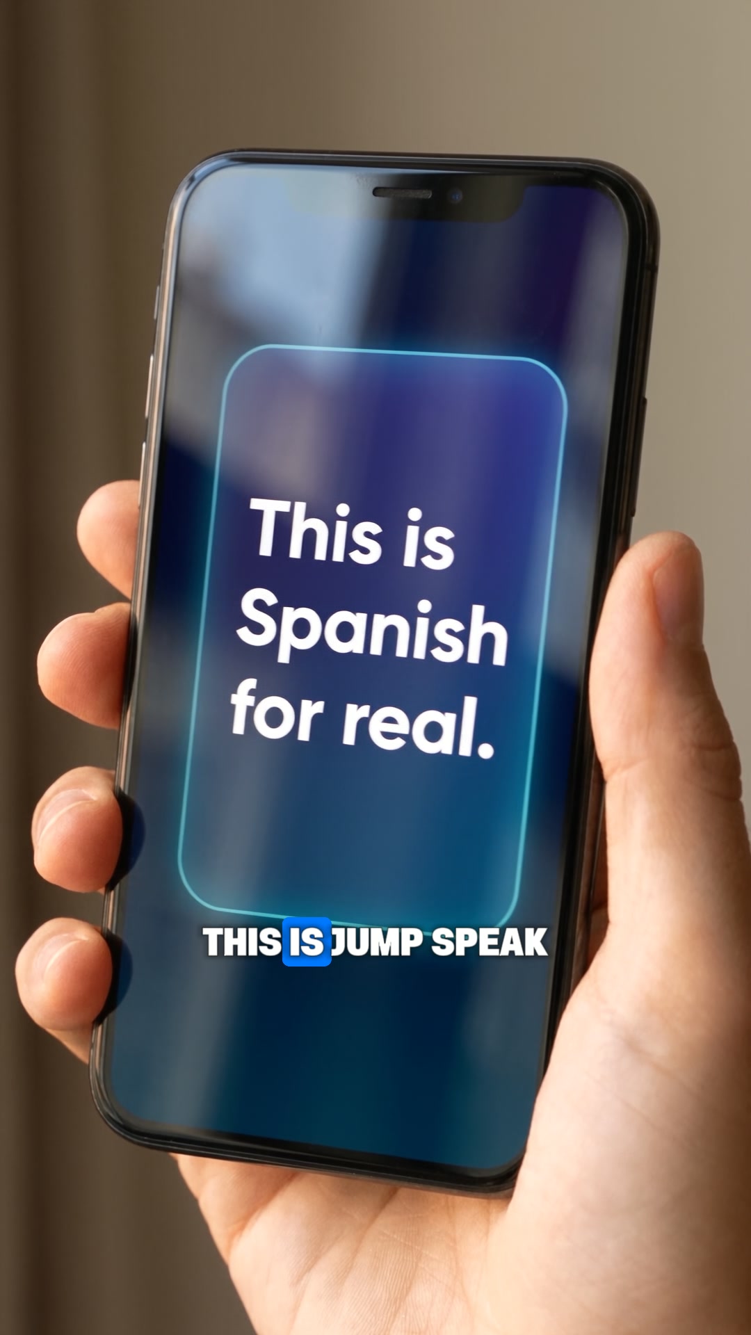 Jumpspeak ad: From Zero To Bilingual In 90 Days.