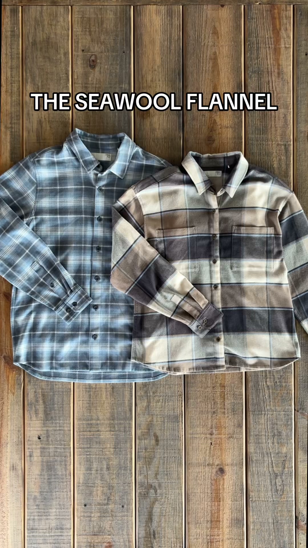 Free Fly Apparel ad: Men's Seawool Flannel