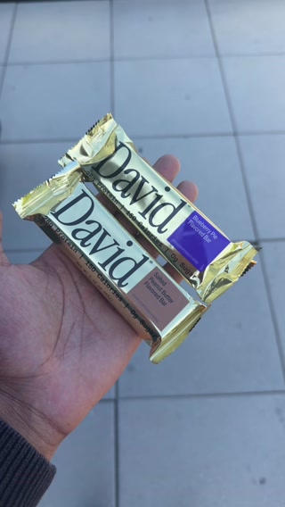 David Protein ad: 28g Protein. 150 Calories. 0g Sugar.