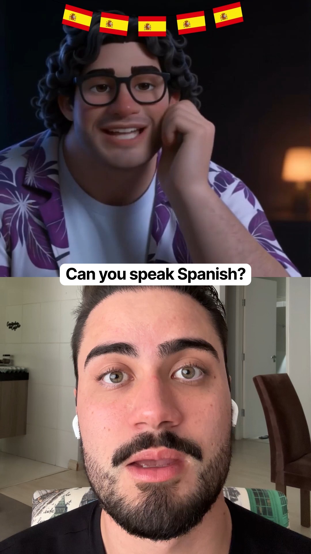 Praktika ad: Learn Spanish in the Praktika app