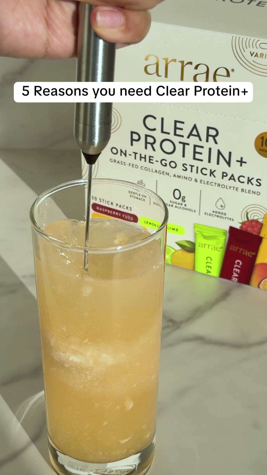 Arrae ad: Protein, Collagen, & Electrolytes - All In One Chic Stick Pack