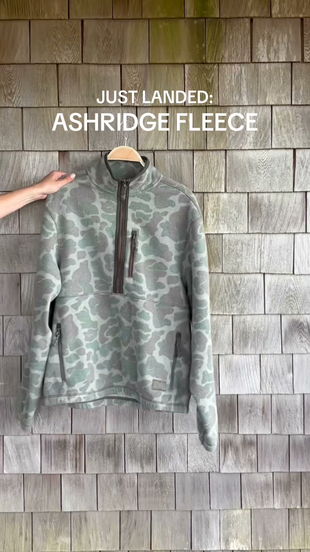 Free Fly Apparel ad: The Ashridge Half Zip