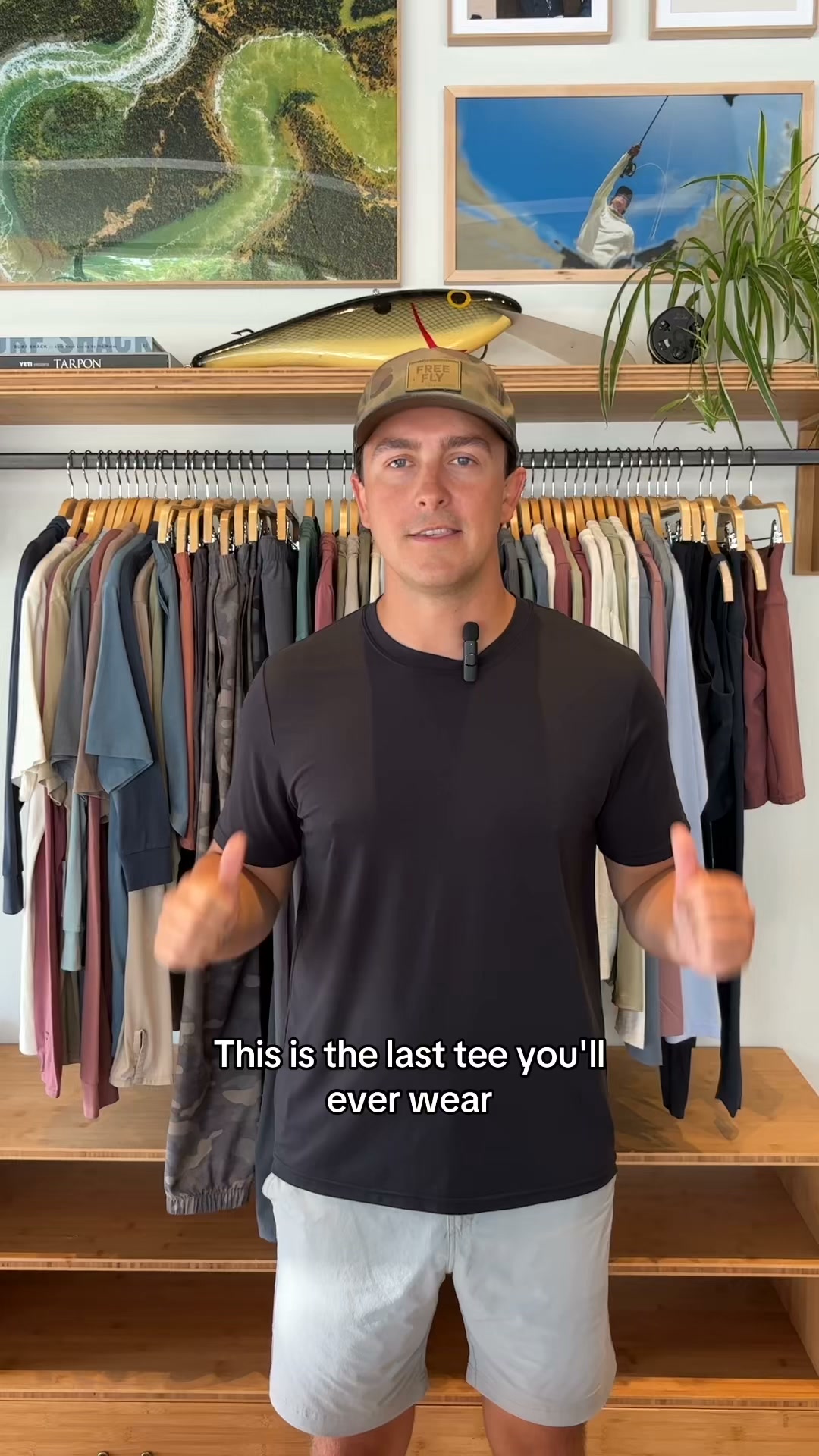 Free Fly Apparel ad: The Perfect Workout Tee