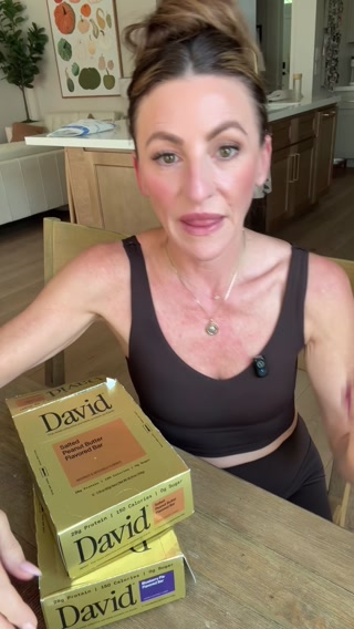 David Protein ad: 28g Protein. 150 Calories. 0g Sugar.
