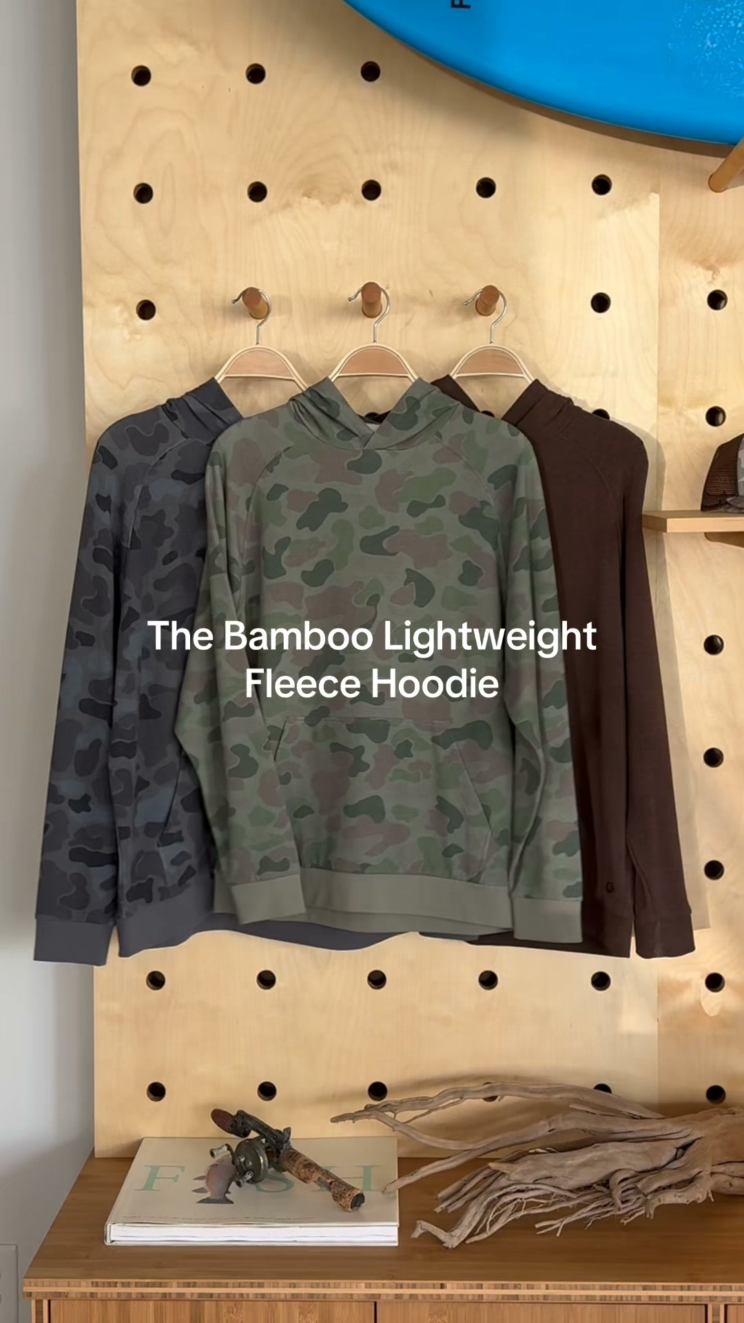 Free Fly Apparel ad: Lightweight Fleece Hoodie