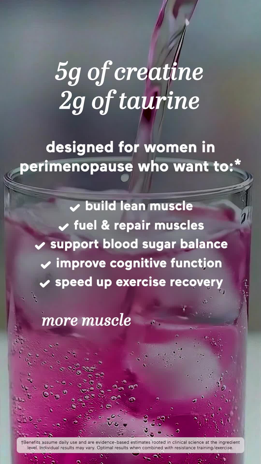 mindbodygreen ad: My secret to lean muscles* 🤫⬇️