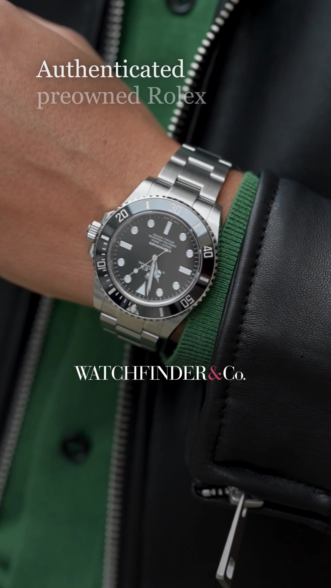 Watchfinder ad: Authenticated Rolex