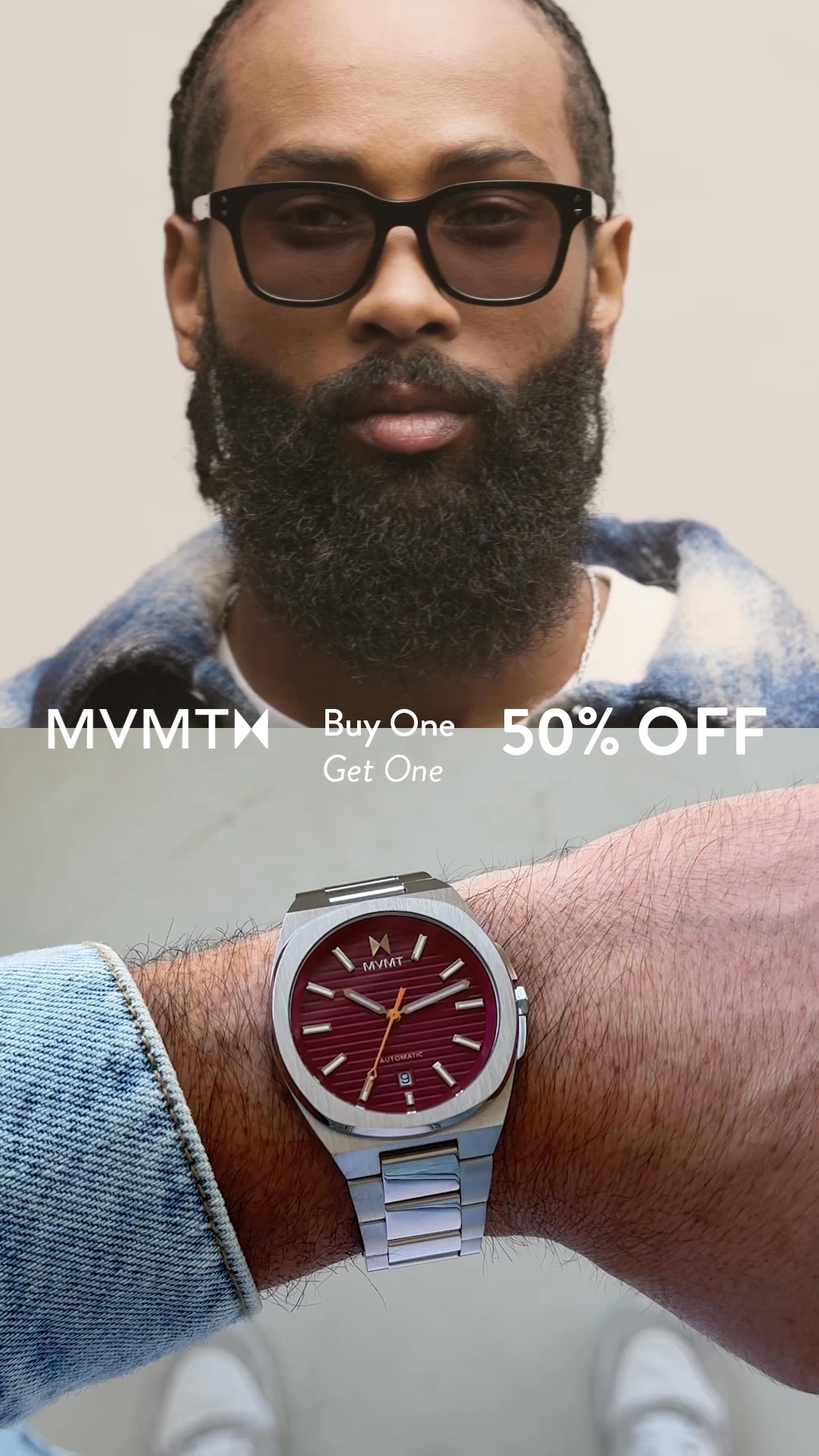 MVMT ad: Shop Men's Watches