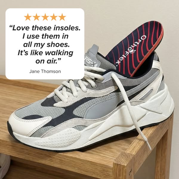 OrthoFlexx ad: Arch Support That Doesn't Collapse