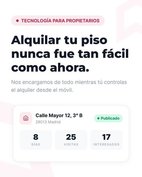 Wolo ad: 🤝 Tu piso alquilado en 9 días