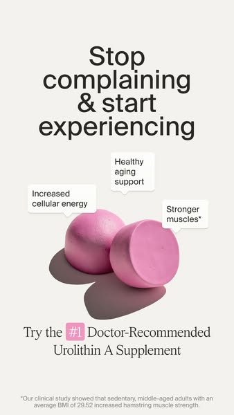 Timeline Longevity ad: #1 Dr Recommended Urolithin A