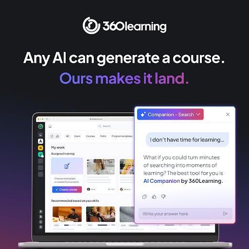 360Learning ad: See how 2,500+ teams have transformed the way their people learn.