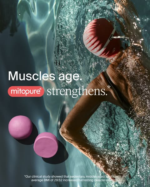 Timeline Longevity ad: Increase Muscle Strength With Mitopure®